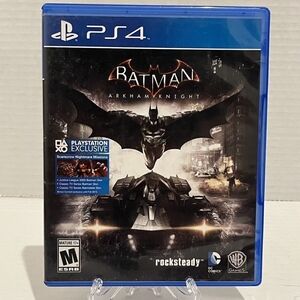 RockSteady Batman: Arkham Knight PS4 Game - Blue Case